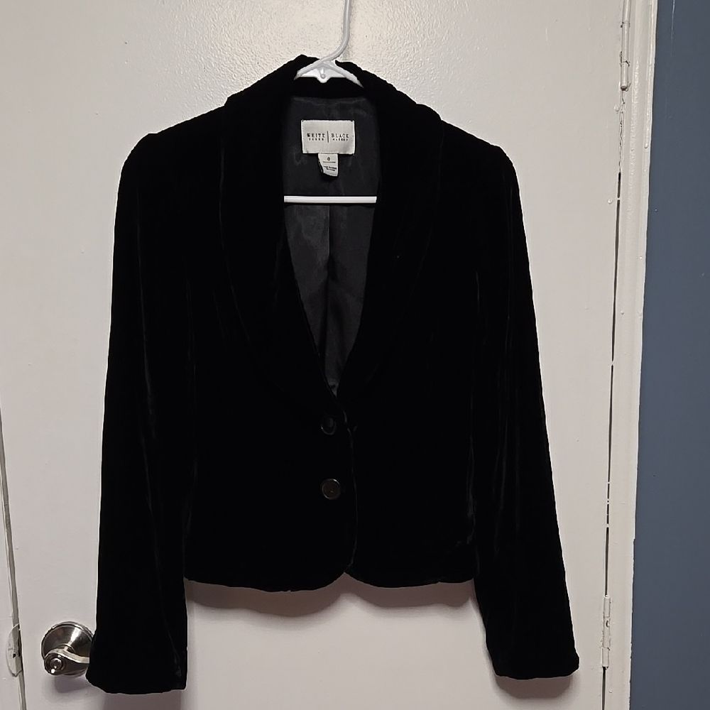 Velvet Black Jacket by White House Black Market